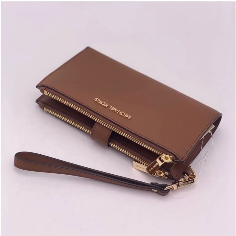 Michael Kors DoubleZip Wallet Wristlet Luggage